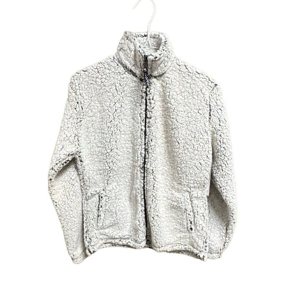 Boxercraft Women’s Light Grey Sherpa Full zip Jacket Sz XS New
